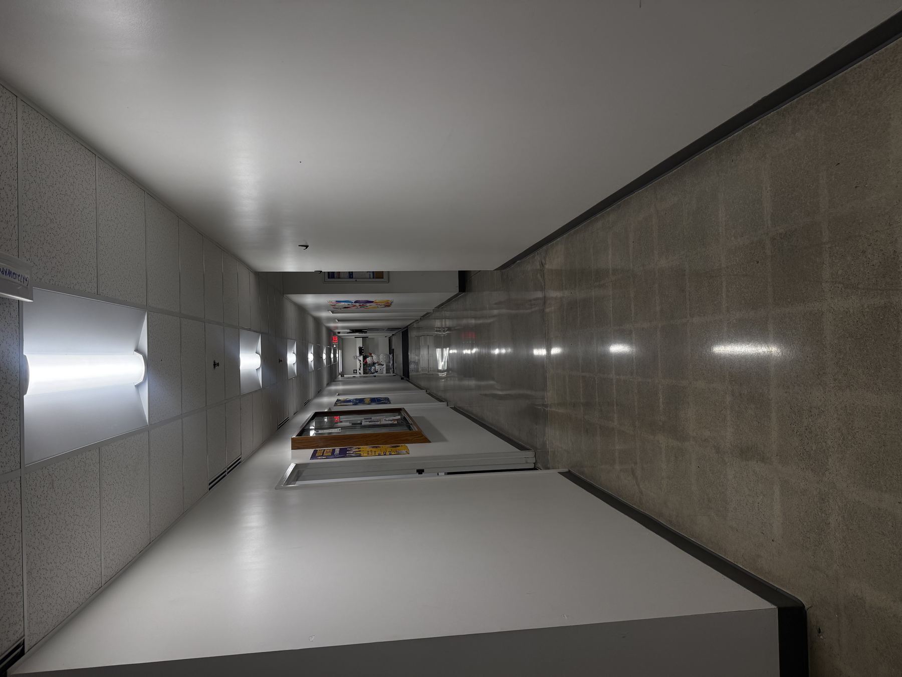 Commercial hallway we clean